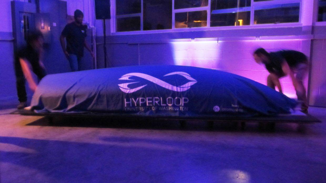 UW Hyperloop Logo - UW Hyperloop team unveils its purple pod racer – GeekWire
