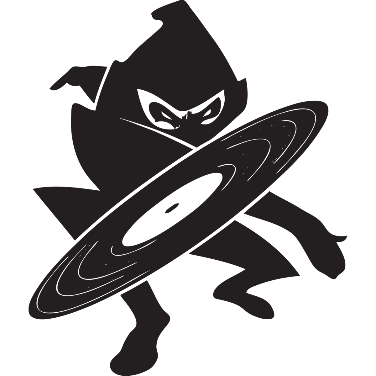 Black and White Ninja Logo - Ninja Tune