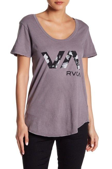 RVCA VA Logo - RVCA | Faded Floral VA Logo Tee | Nordstrom Rack