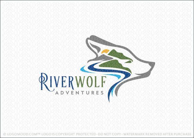 River Flowing Logo - River Wolf | 临时 | Logos, Logo design, Logo inspiration