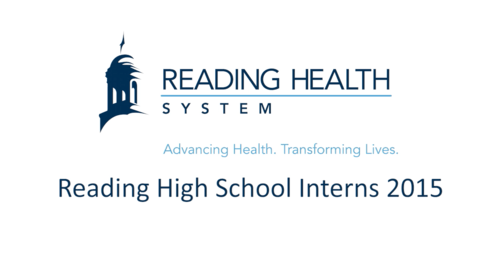 Reading Health System Logo - Pathways to Healthcare Careers