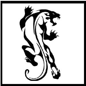 Black and White Panther Logo - Black And White Panther Tattoo Sample