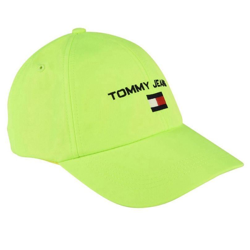 Green and Yellow BR Logo - Classic Beautiful Tommy Jeans 90S Logo Cap IJgd64 - Tommy Jeans Mens ...