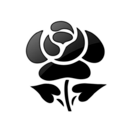 Flowers Black and White Logo - Clip Art. Clip art, Stencils, Art