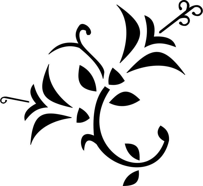 Flowers Black and White Logo - Free Black And White Cartoon Flowers, Download Free Clip Art, Free