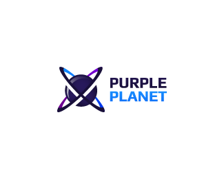 Planet Logo - Purple Planet Designed