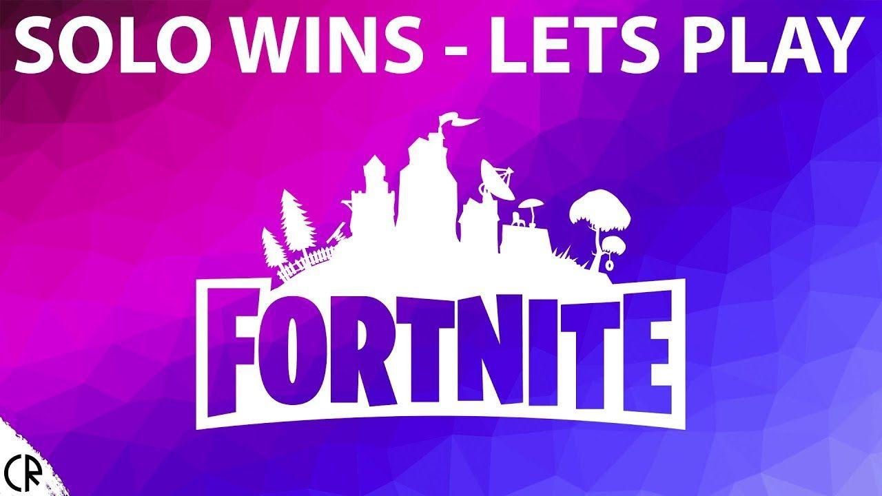 Cool Fortnite Logo - Solo Wins - Lets Play - Fortnite Battle Royale - YouTube
