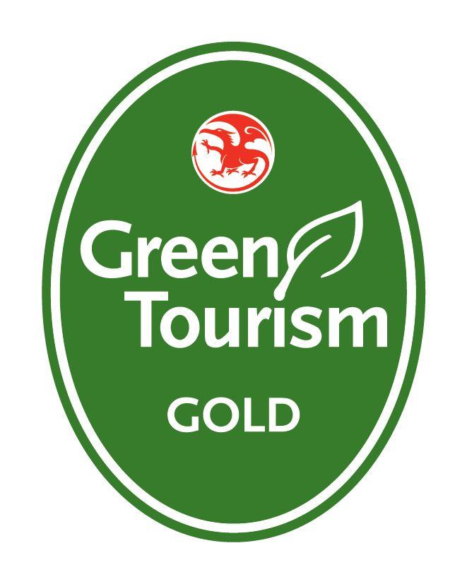 Gold and Green Logo - Gold Green Tourism Award. Grove Hotel Narberth, Pembrokeshire