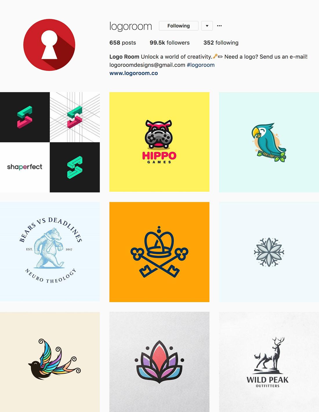 Pretty Designer Logo - The 18 Best Instagram Accounts for Logo Design Inspiration | Logo Wave