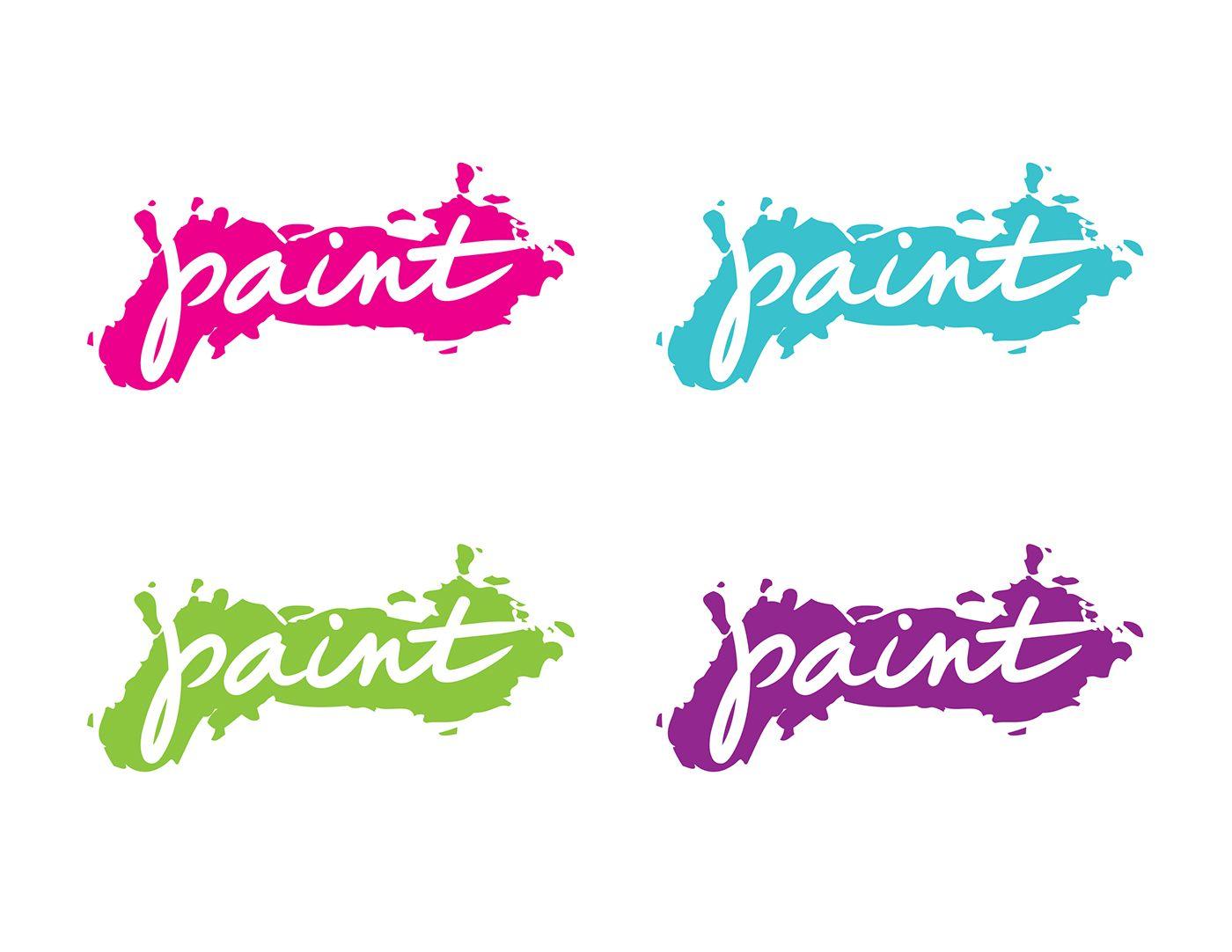 Turquoise and Purple Logo - THIRTY LOGOS - DAY 9 - PAINT on Behance
