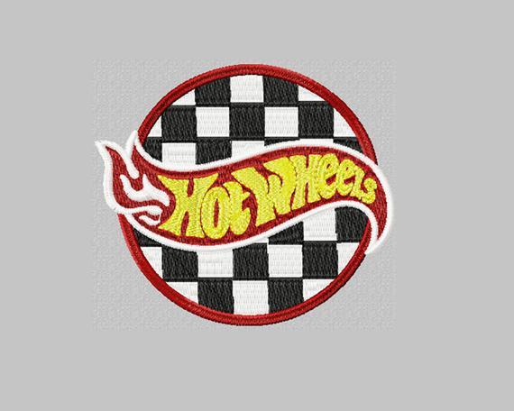 Hot Wheels Logo - Hot Wheels Racing Logo embroidery design / embroidery designs