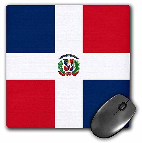 Red White Cross On Shield Logo - InspirationzStore Flags of the Dominican Republic blue