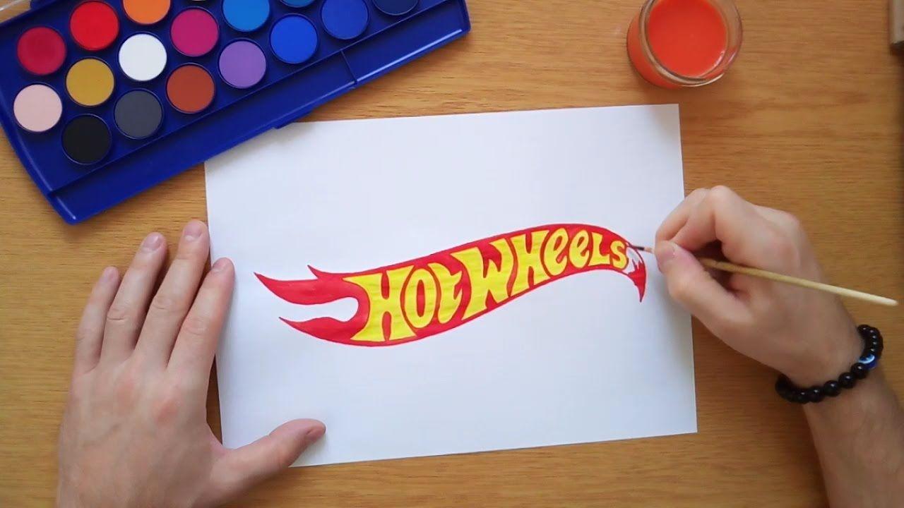 Hot Wheels Logo - How to draw the Hot Wheels logo (Logo drawing) - YouTube