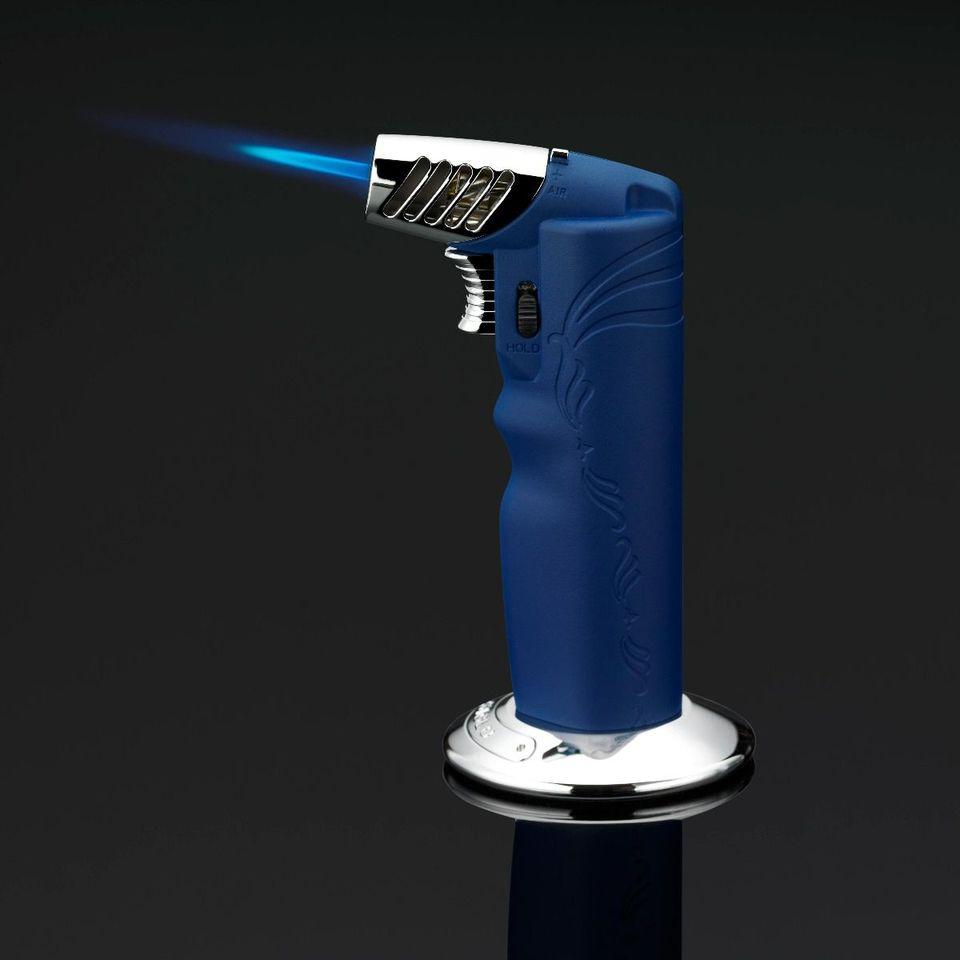 Torch On Blue Oval Logo - Siglo Oval Table Torch Lighter, Cigar, Cigarette