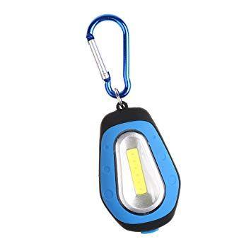 Torch On Blue Oval Logo - Baoblaze 70 x 35mm Mini LED COB Keychain Flashlight Ultra Bright Key ...