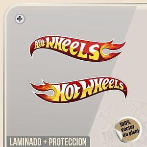 Hot Wheels Logo - PEGATINA HOT WHEELS LOGO 3D REVERSE DECAL VINILO VINYL STICKER DECAL