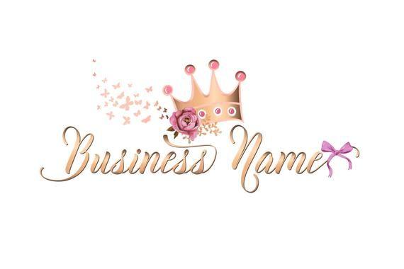 Pink Business Logo - Custom Logo Design Pink gold Logo Premade Logo Design | Etsy
