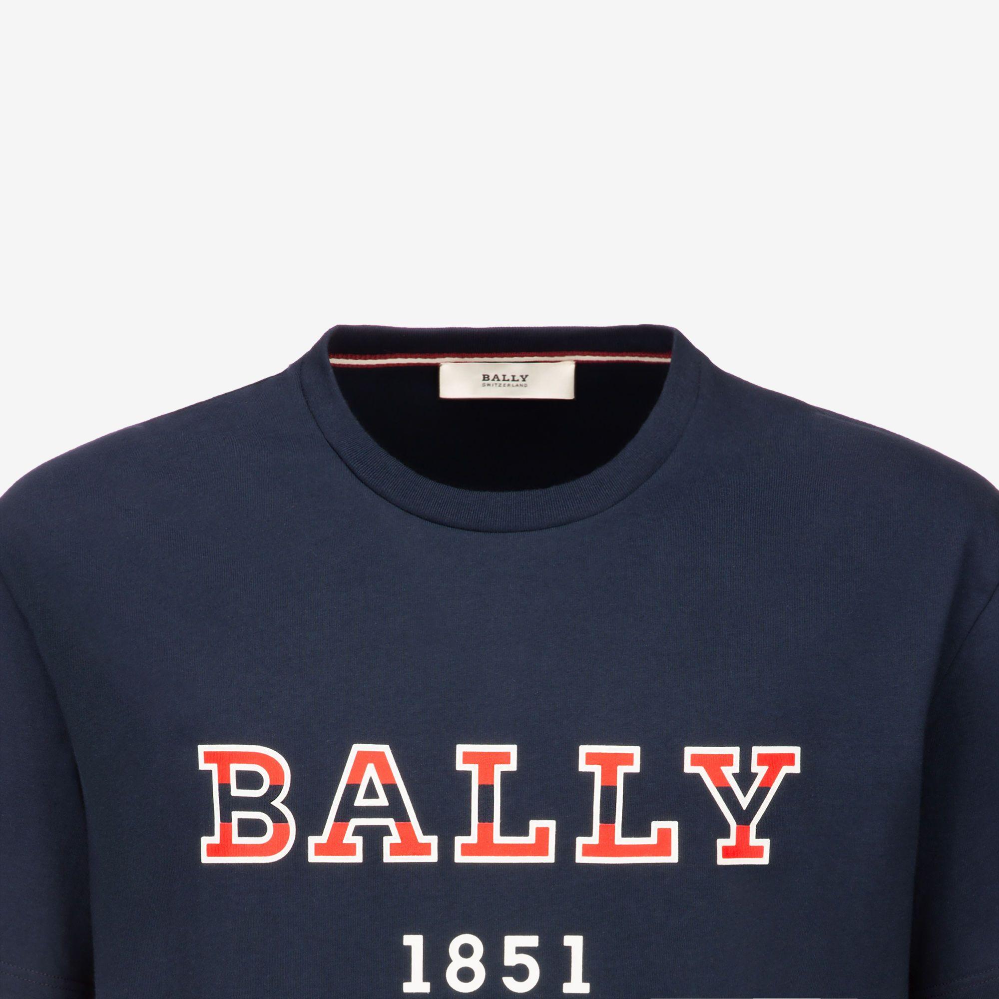 Bally Switzerland Logo - LOGO CREWNECK T-SHIRT| Men's Jumpers | Bally