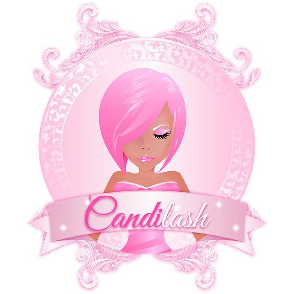 Pink Business Logo - Eyelash Extensions Girly Logo - Girly Logos Design