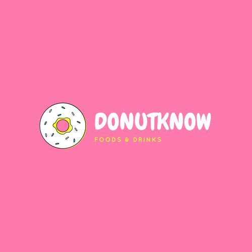 Pink Business Logo - Pink Donut Business Logo