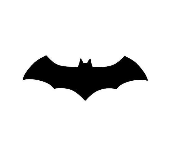 Batman New 52 Logo - Batman New 52 Style Logo Vinyl Decal Bumper Sticker DC