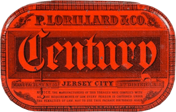 Lorillard Tobacco Logo - Lorillard Tobacco Company | Antique Tobacco Tins & Collectibles