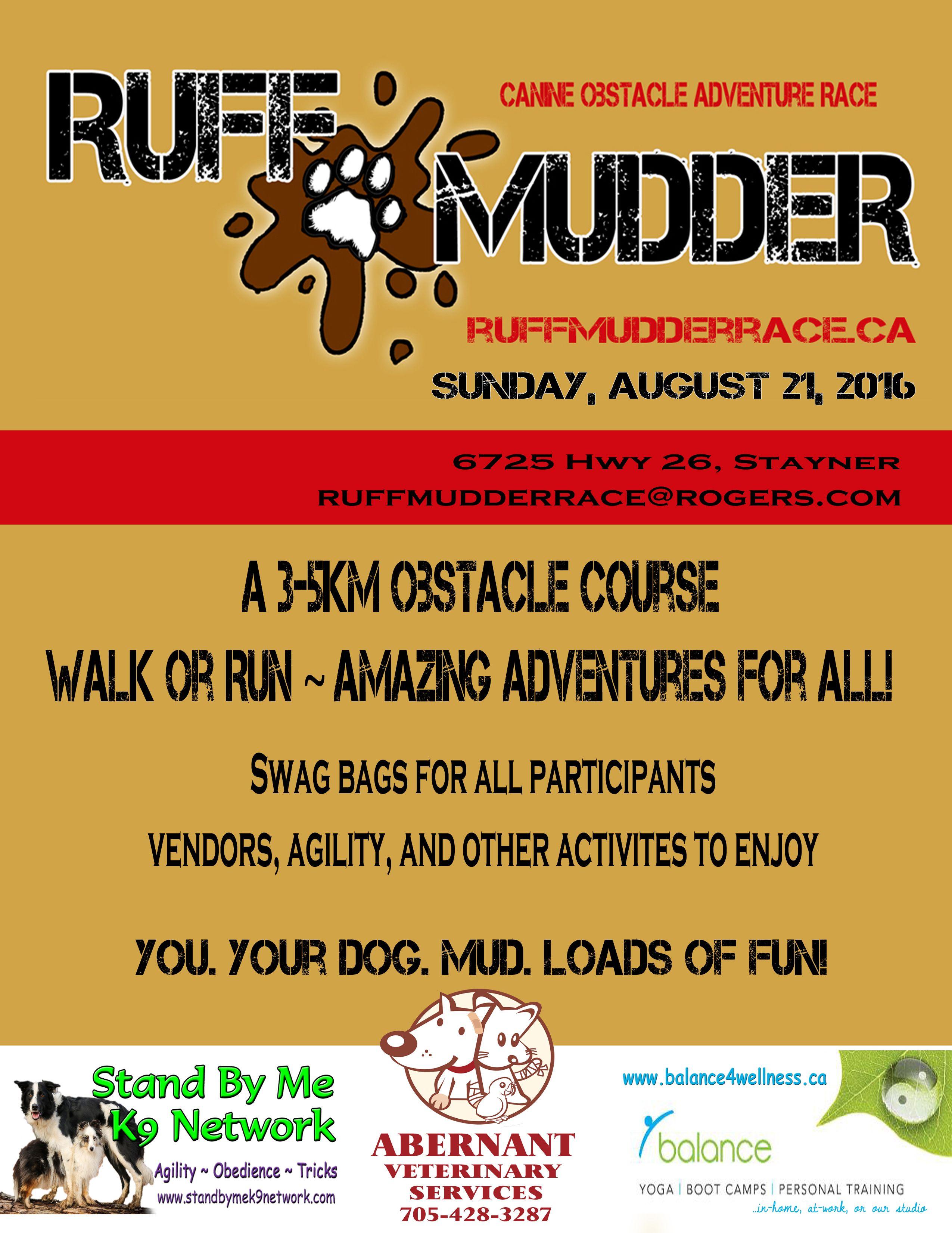 Ruff Race Logo - BruceGreySimcoe - Ruff Mudder Canine Obstacle Adventure Race