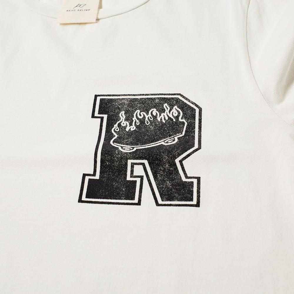 White R Logo - Remi Relief R Logo Tee in White for Men