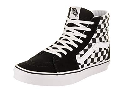 Checkered Vans Skateboard Logo - Vans Unisex Sk8-Hi (Checkerboard) Skate Shoe: Amazon.co.uk: Shoes & Bags