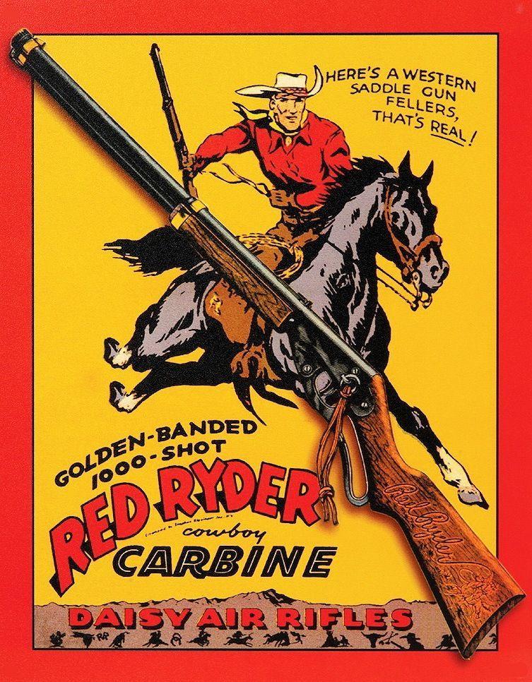 Red Rider BB Gun Logo - Red Ryder BB gun, the most hoped for present.. No Instructions