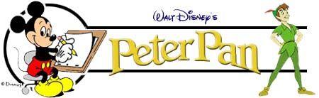 Disney Peter Pan Logo - The Walt Disney Feature Animation FanSite: Disney's 