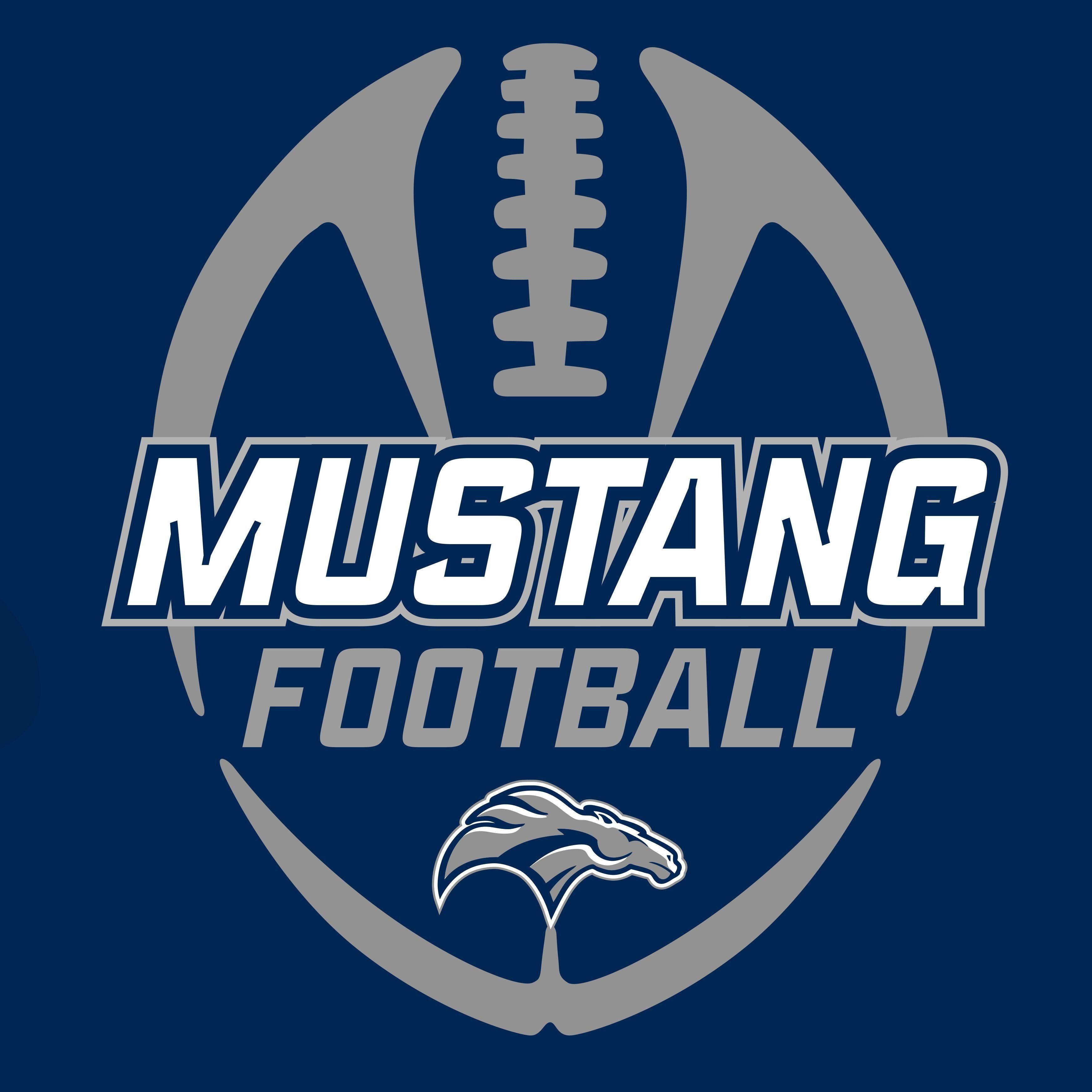 Mustang Football Logo - Mustang Football
