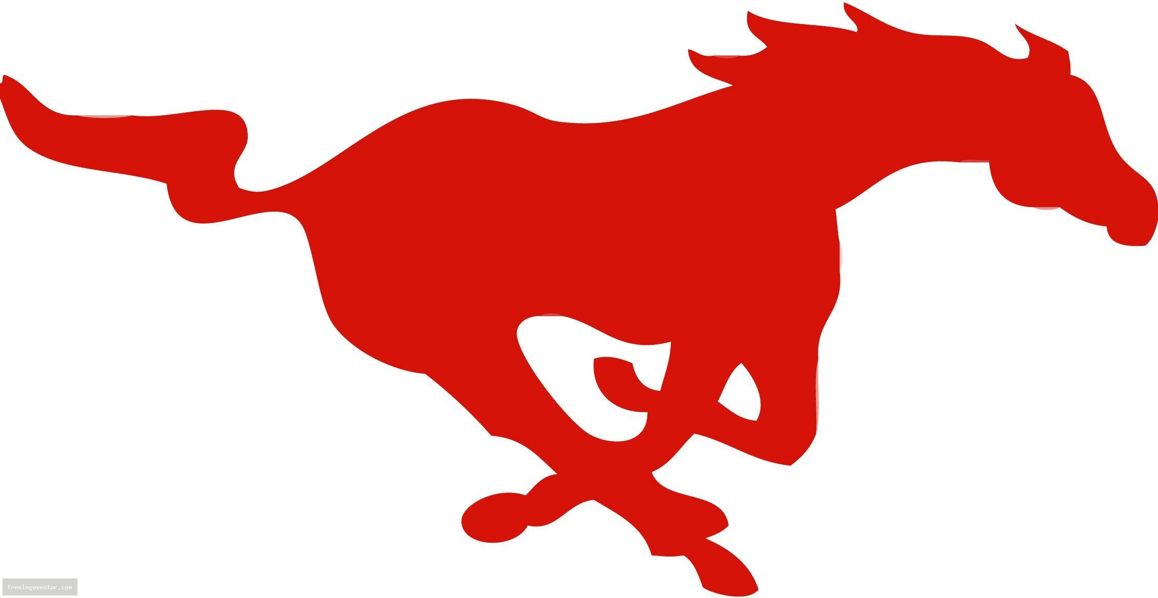 Mustang Football Logo - Mustang Horse Football Logo Clipart - Clip Art Library