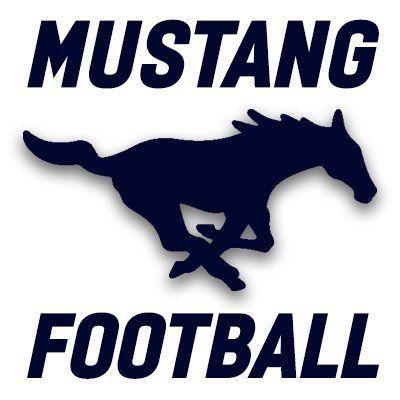 Mustang Football Logo - Mustang Football