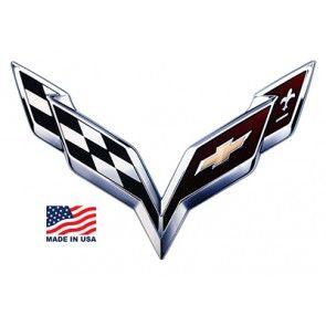 Metal Corvette Logo - Corvette Signs | The Corvette Store