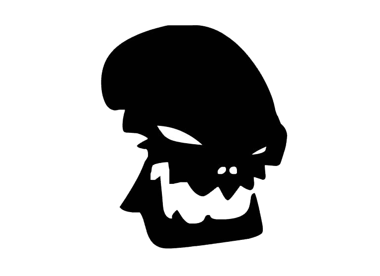 Savage Head Logo - Savage Skull Logo by tasteless-designs on Clipart library - Clip Art ...