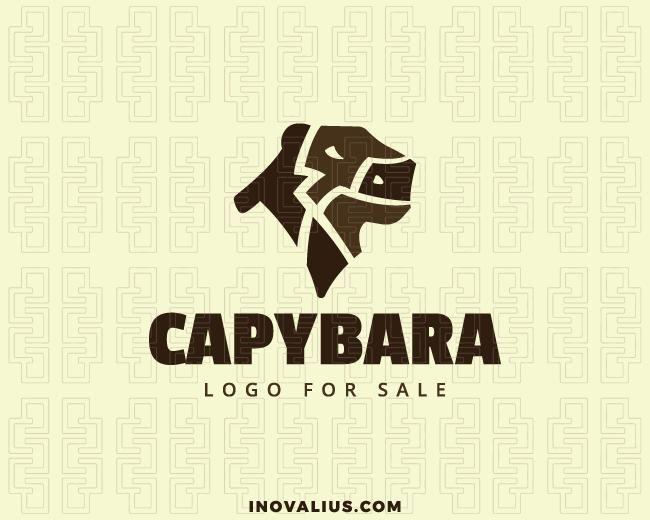 Savage Head Logo - Capybara Logo | Logos For Sale | Logos, Logo templates, Logo design