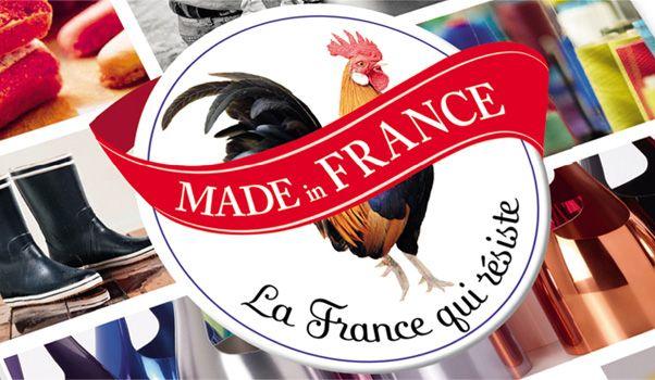 Red Bird with a French Company Logo - Made in France à l'envers