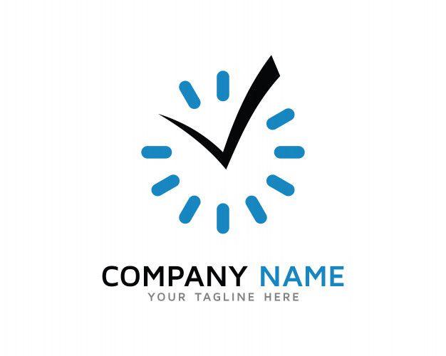 Time Logo - Time check logo design Vector | Premium Download
