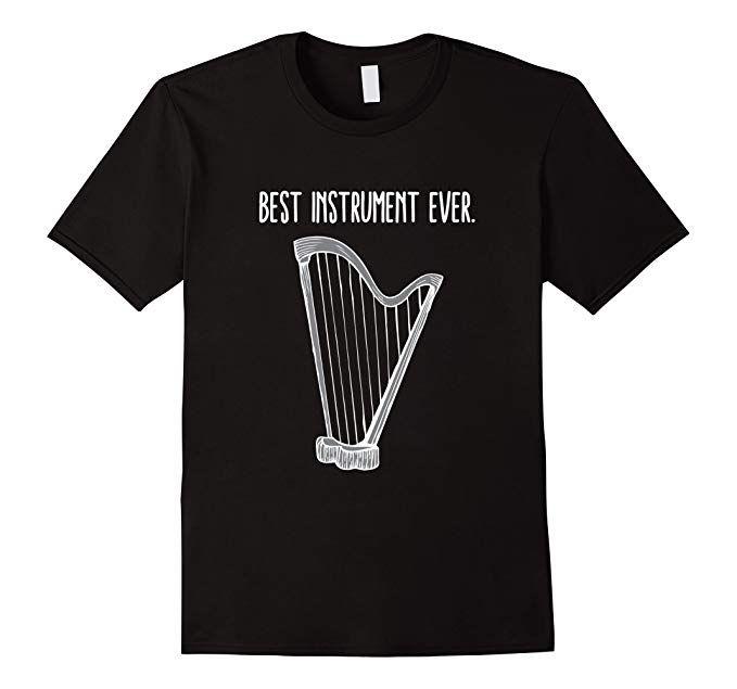 Clothing of a Harp Logo - Harp Strings Shirt Best Harpsicle Orchestra Celtic Wind