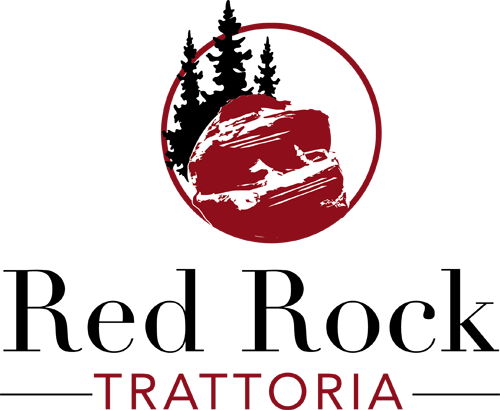 Round Red Restaurant Logo - Red Rock Café Waterton - Year Round Waterton Restaurant