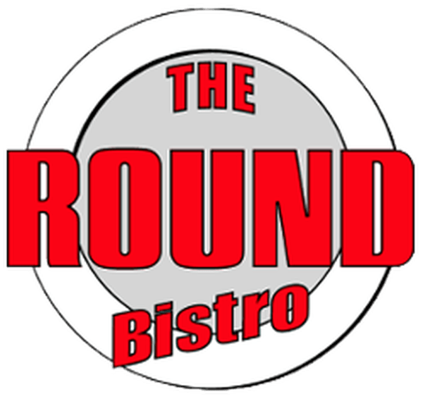 Round Red Restaurant Logo - Restaurant in Gastonia, NC | The Round Bistro