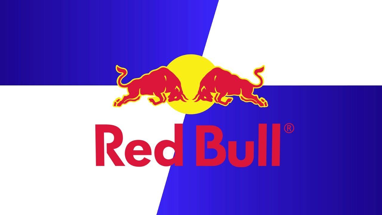 Blue White and Red Bull Logo - Redbull logo animation white blue background - YouTube