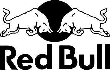 Blue White and Red Bull Logo - Red Bull Logo Decal: Automotive. Logo. Bull logo