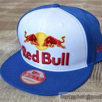 Blue White and Red Bull Logo - Red Bull Snapback Caps Hats Blue White