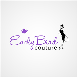 Couture Fashion Logo - Upmarket, Elegant, Fashion Logo Design for Early Bird Couture by ...