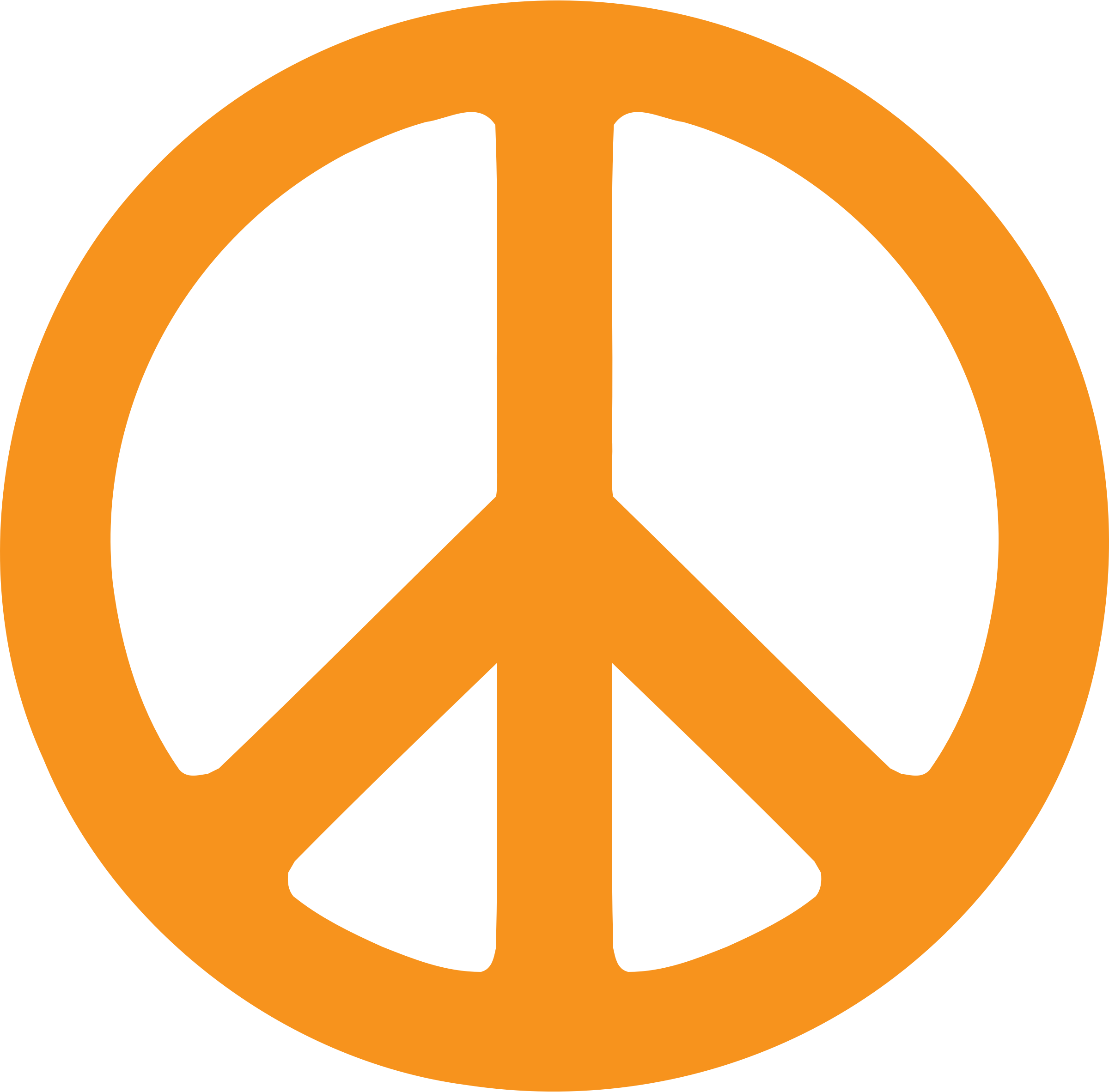 Yellow Peace Sign Logo - Peace Symbol PNG Transparent HD Image