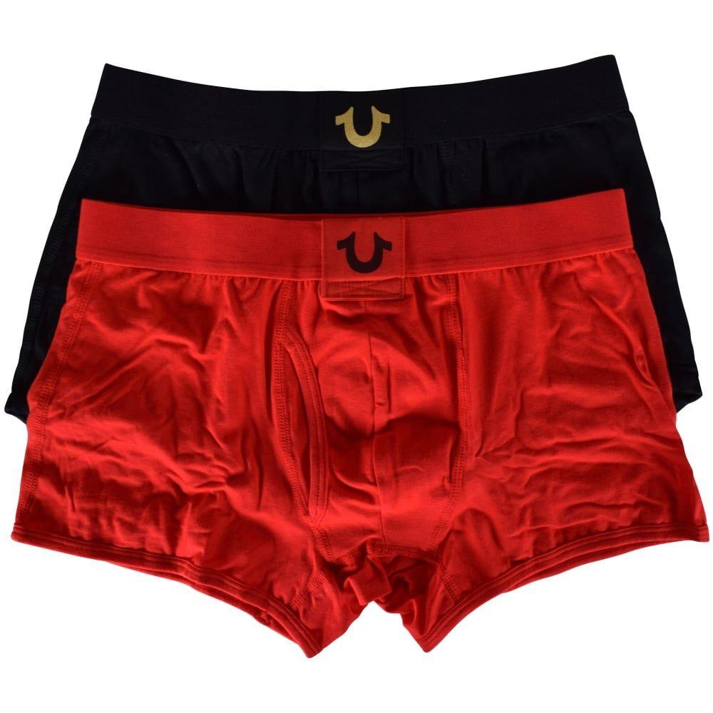 Red True Religion Logo - TRUE RELIGION True Religion Black Red 2 Pack Boxers