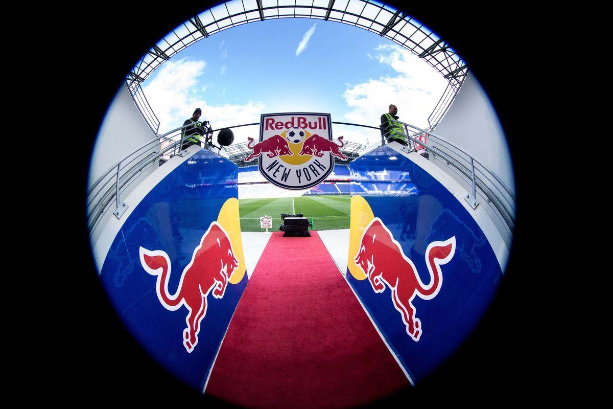 Blue White and Red Bull Logo - Brian White Scores All The Goals In New York Red Bulls U 23s' 4 1