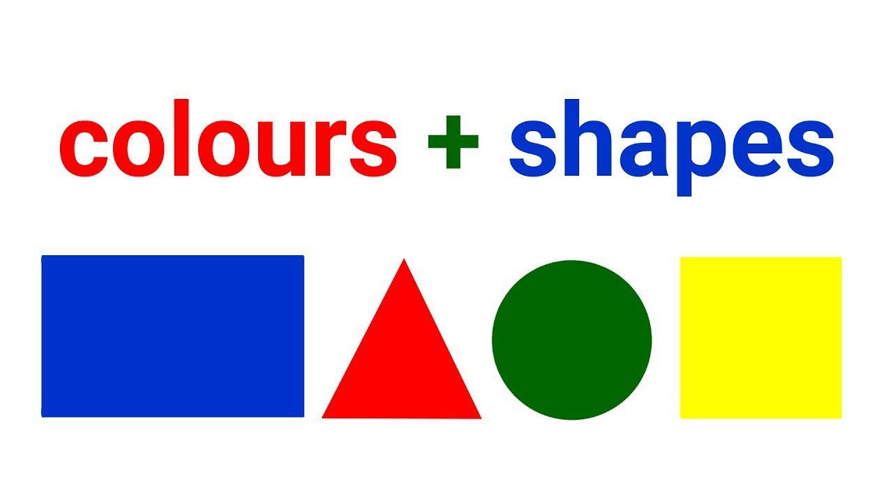 Green with Yellow Triangle Logo - English For Kids - Colours + Shapes: Red, Blue, Green, Yellow ...